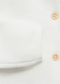 Knitted button cardigan