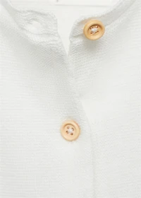 Knitted button cardigan