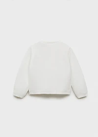 Knitted button cardigan