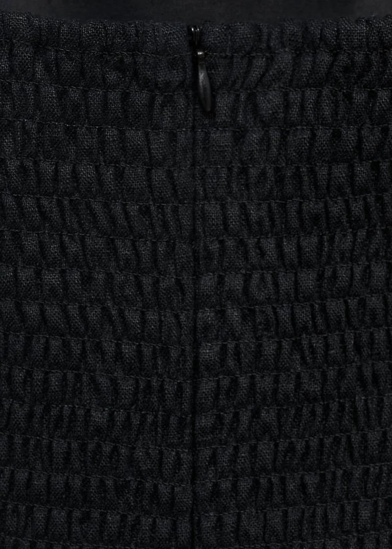 Linen halter jumpsuit