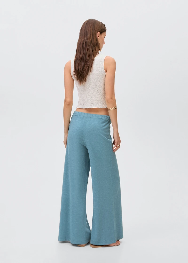 Cotton jogger-style trousers