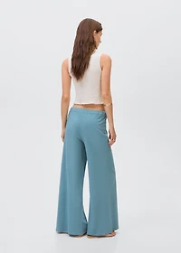 Cotton jogger-style trousers