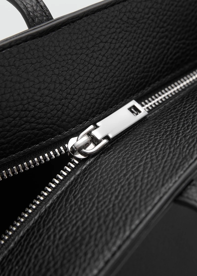 Shopper bag with double handle