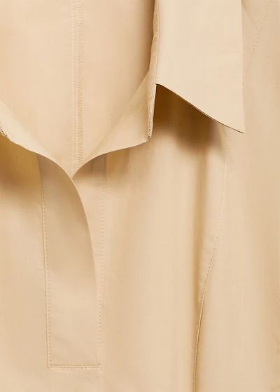 Cotton shirt dress