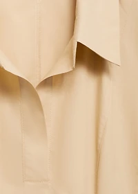 Cotton shirt dress
