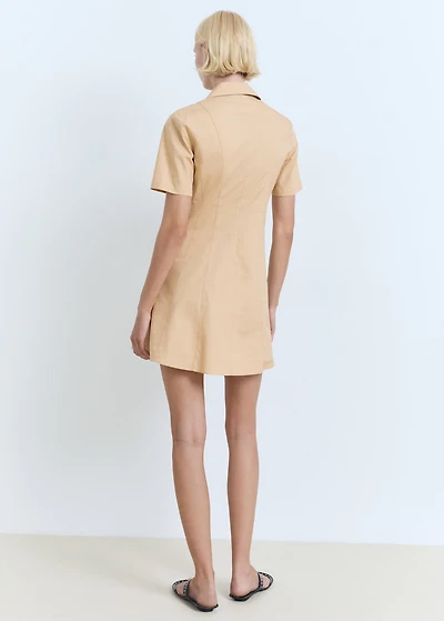 Cotton shirt dress