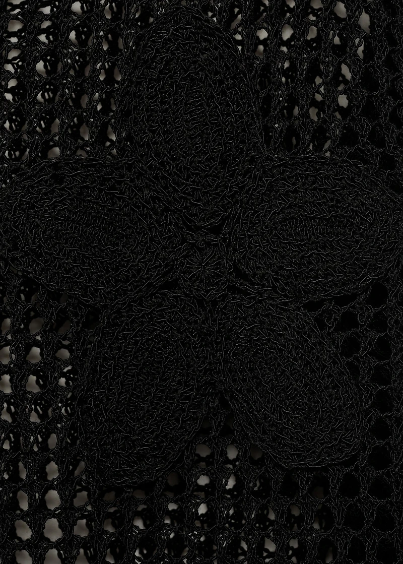 Knit embroidered sweater