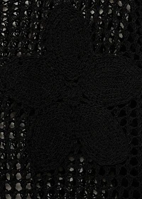 Knit embroidered sweater