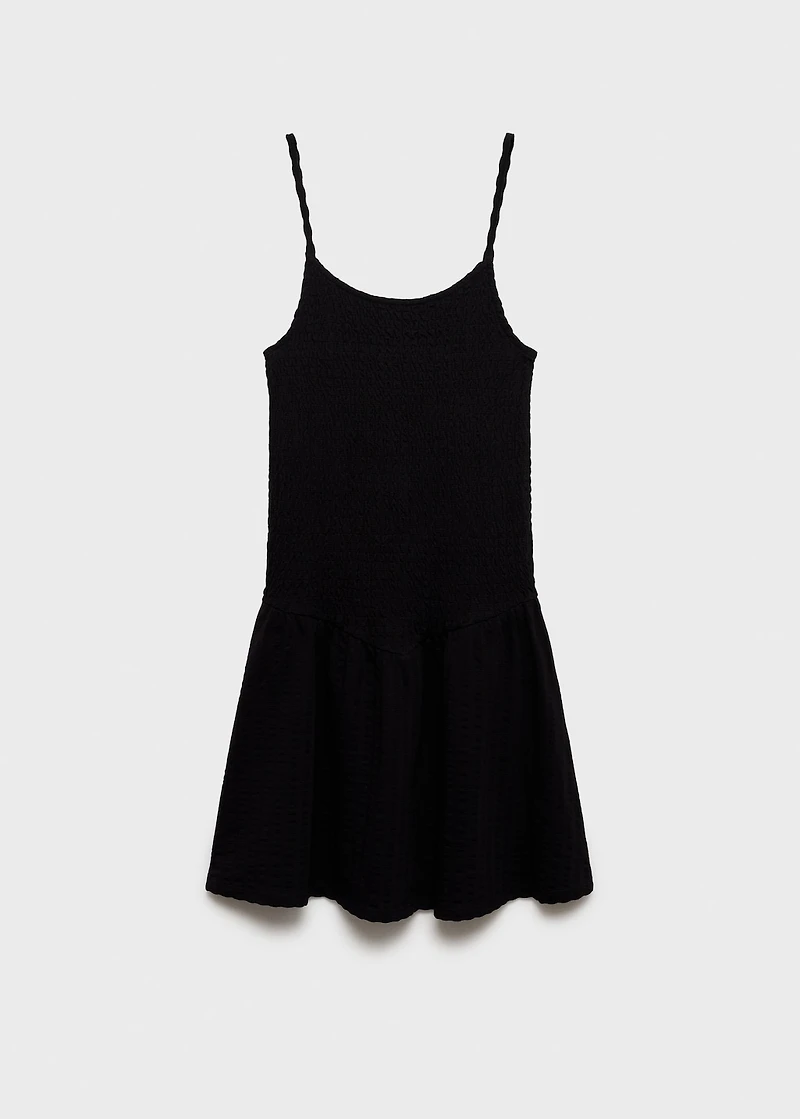 Ruched straps dress