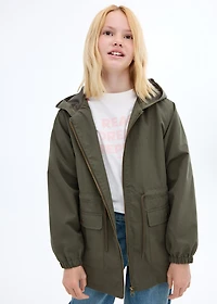 Pocket safari-style trench