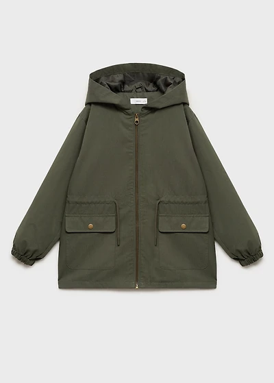 Pocket safari-style trench