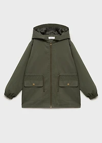Pocket safari-style trench