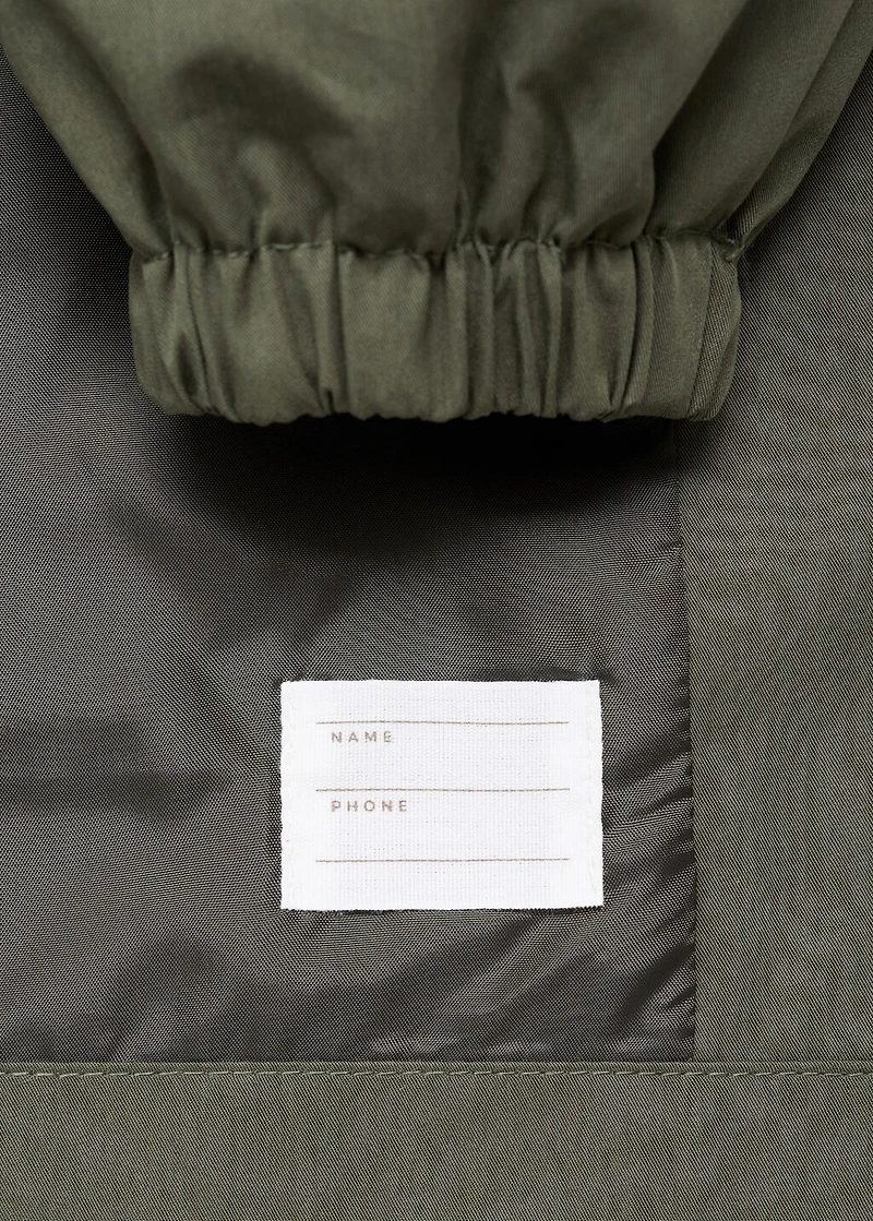 Pocket safari-style trench