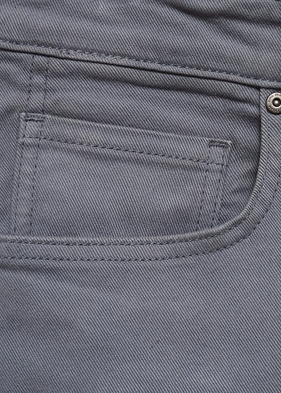 Slim-fit denim bermuda shorts