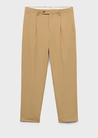 Boston regular-fit suit pants