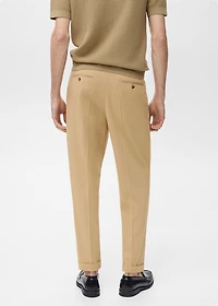 Boston regular-fit suit pants
