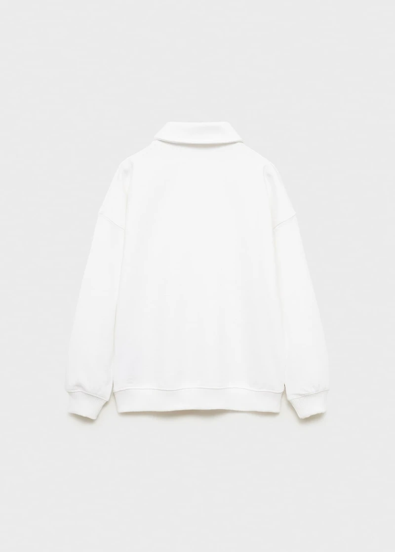 Printed cotton sweatshirt