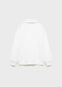 Printed cotton sweatshirt