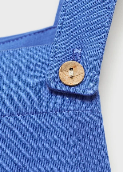 Knitted short dungarees