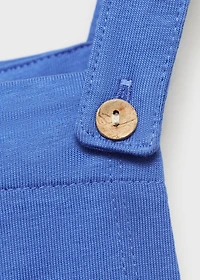 Knitted short dungarees