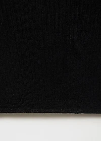 Knitted cropped sweater