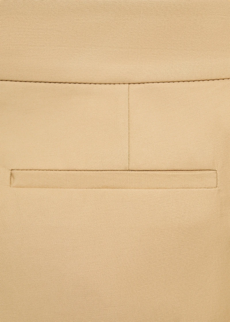 Mini-skirt with pleats