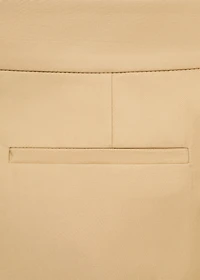 Mini-skirt with pleats