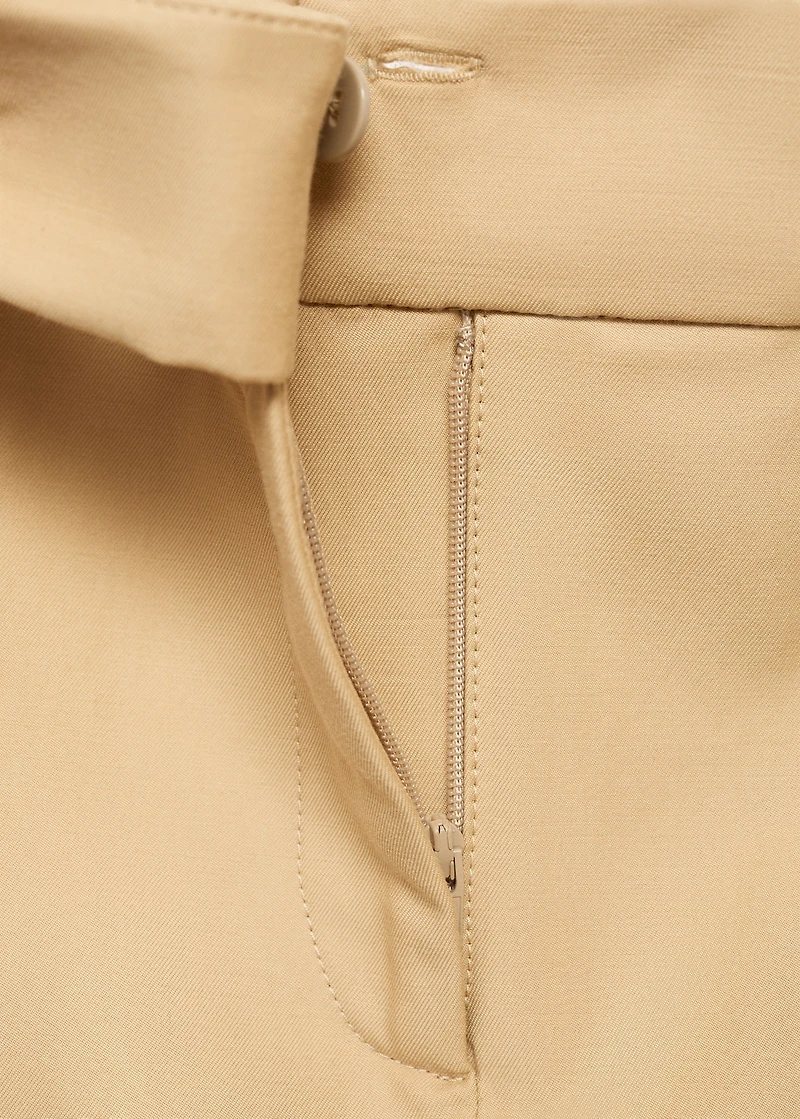 Mini-skirt with pleats