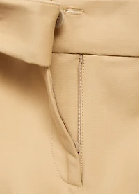 Mini-skirt with pleats