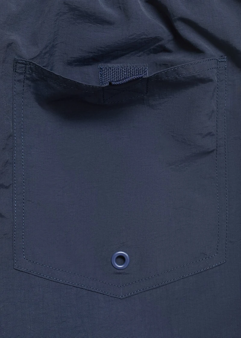 Basic drawstring swimsuit