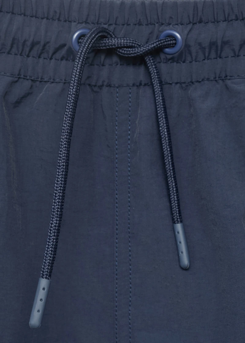 Basic drawstring swimsuit