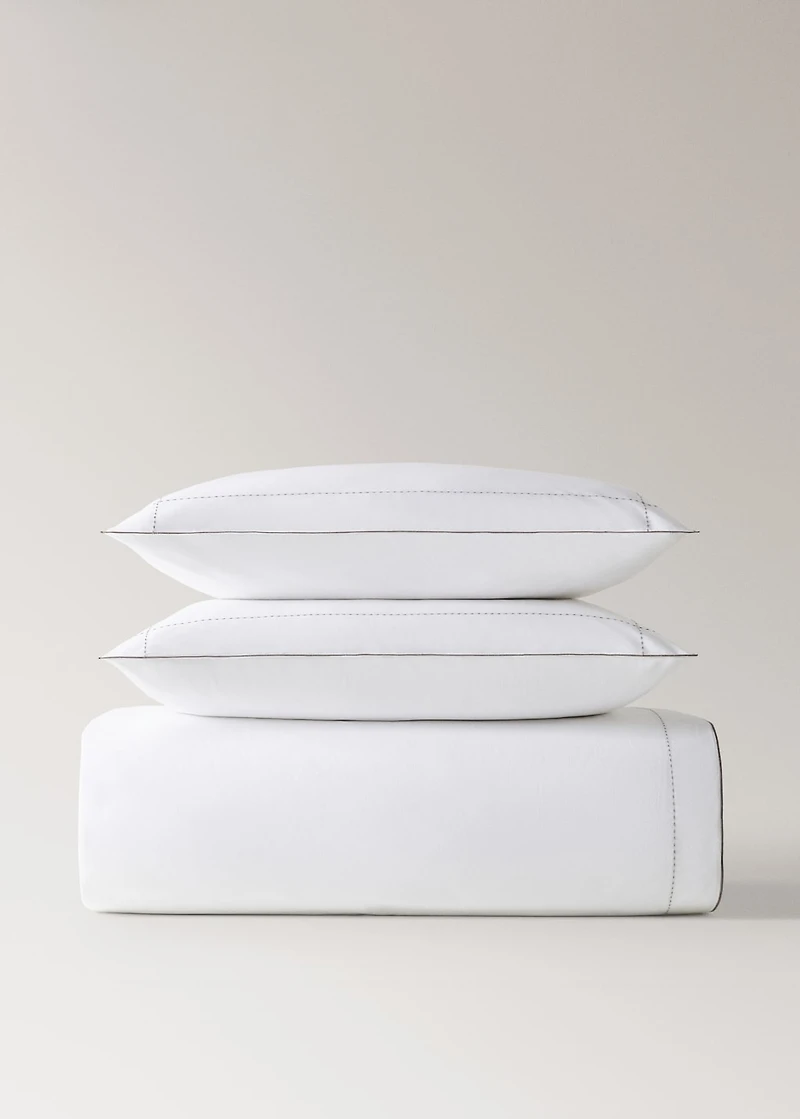 200-thread count percale cotton duvet cover for 90 cm bed