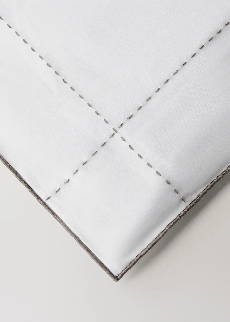 200-thread count percale cotton duvet cover for 90 cm bed