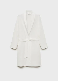 Cotton gown with embroidery detail