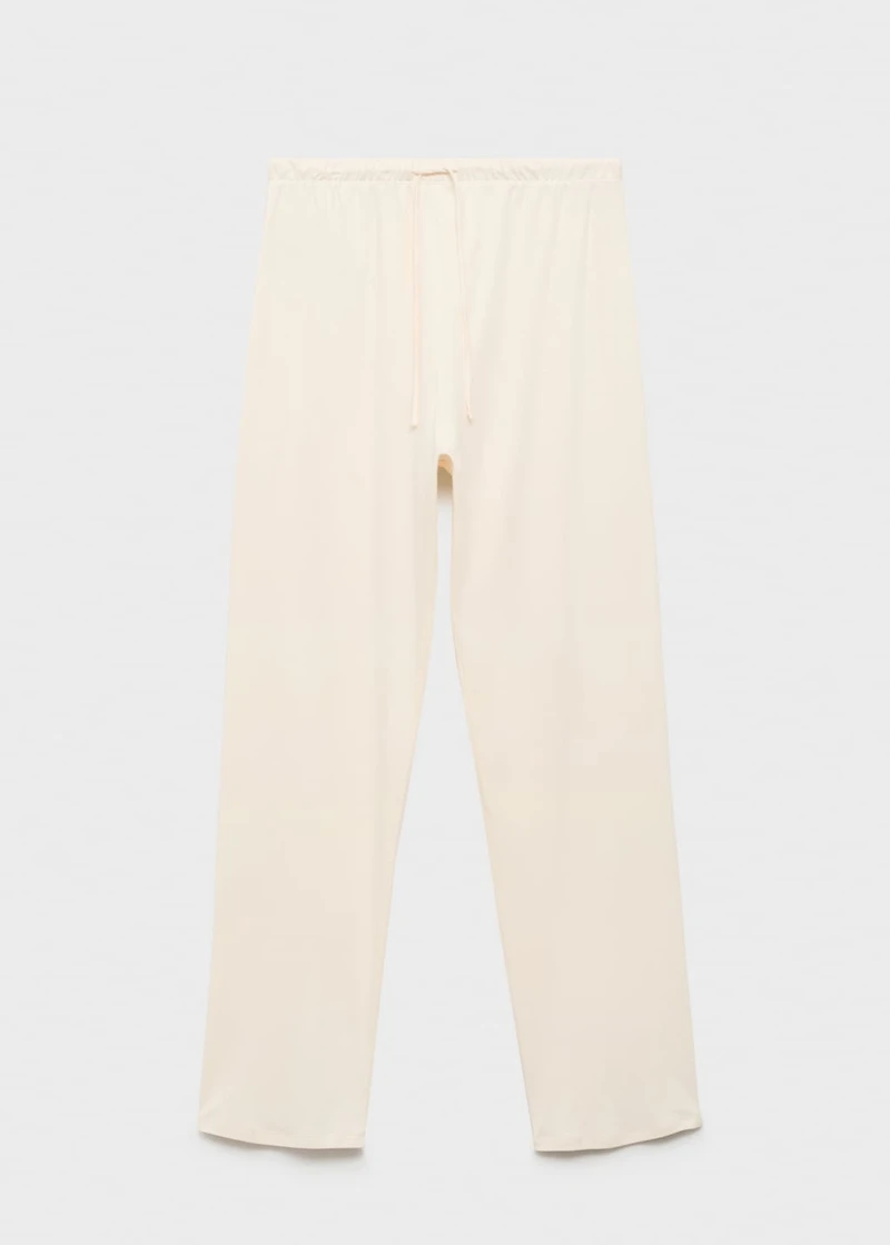 Plain cotton pajama pants