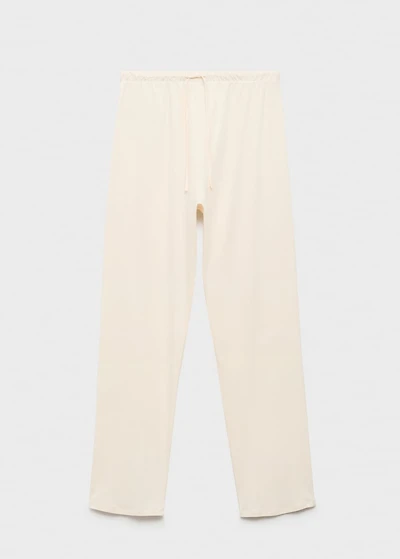 Plain cotton pajama pants