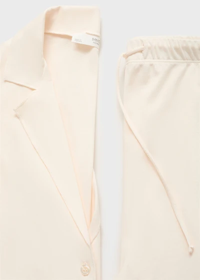 Plain cotton pajama pants