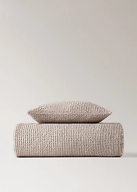 Waffle-cotton garment-dyed bedspread for crib