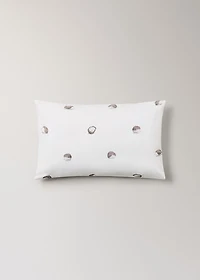 Cotton children's pillowcase with hedgehog print 30x50 cm