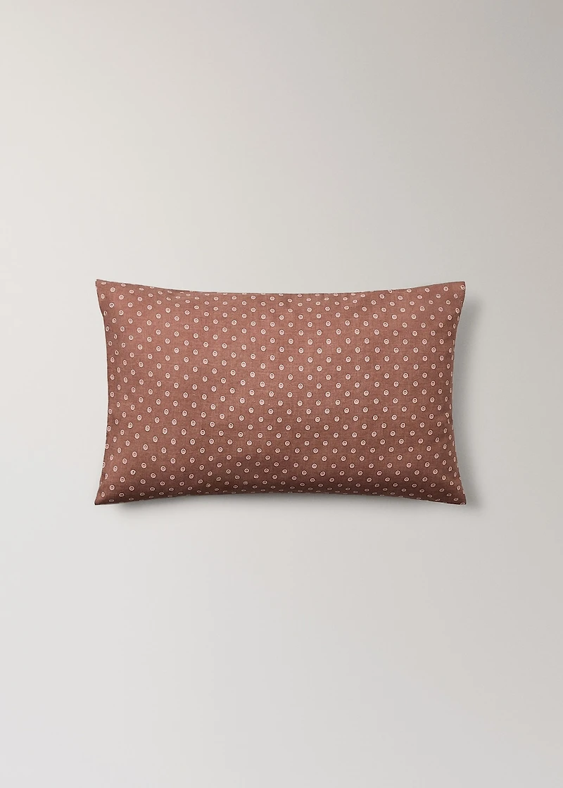 Cotton polka-dot pillowcase 30x50 cm