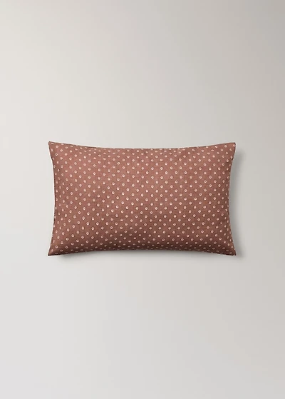 Cotton polka-dot pillowcase 30x50 cm