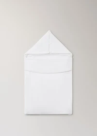 Cotton casual coat with zip detail