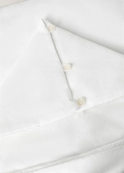 Cotton casual coat with zip detail