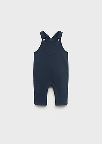 Long cotton dungarees