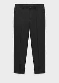 Straight-leg pants a linen and lyocell blend