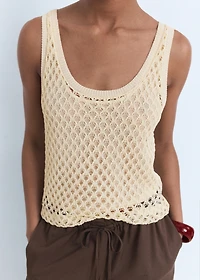 Crochet top with straps