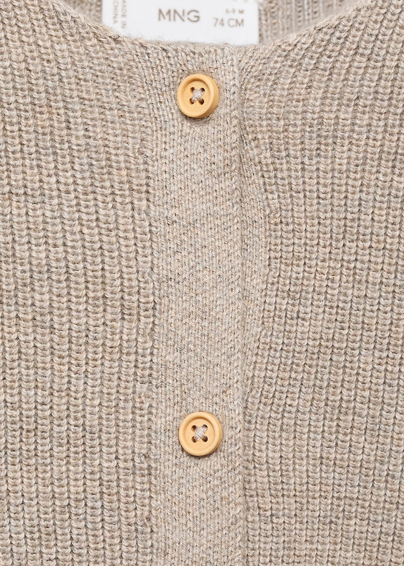 Knit cardigan