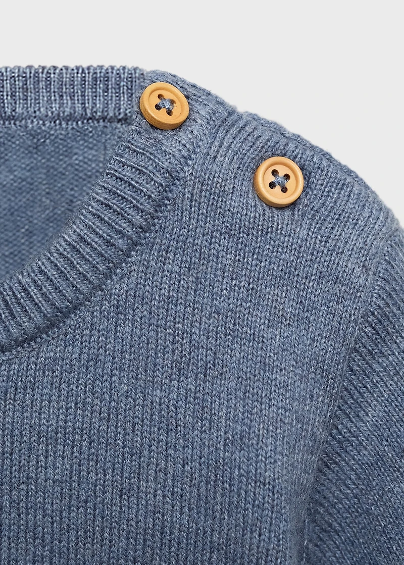 Knit pocket sweater