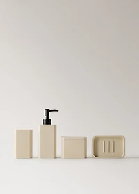 Square resin soap dispenser