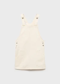 Short denim pinafore
